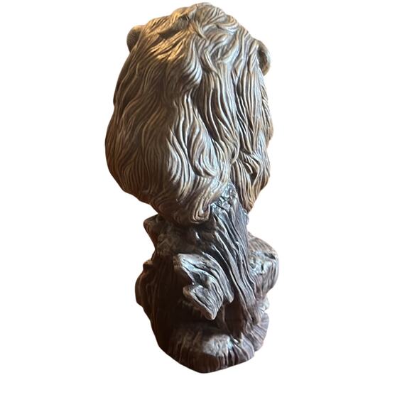 Driftwood Lion Ceramic Bisque Handpainted Statue Doc Holliday Collection - Picture 4 of 7